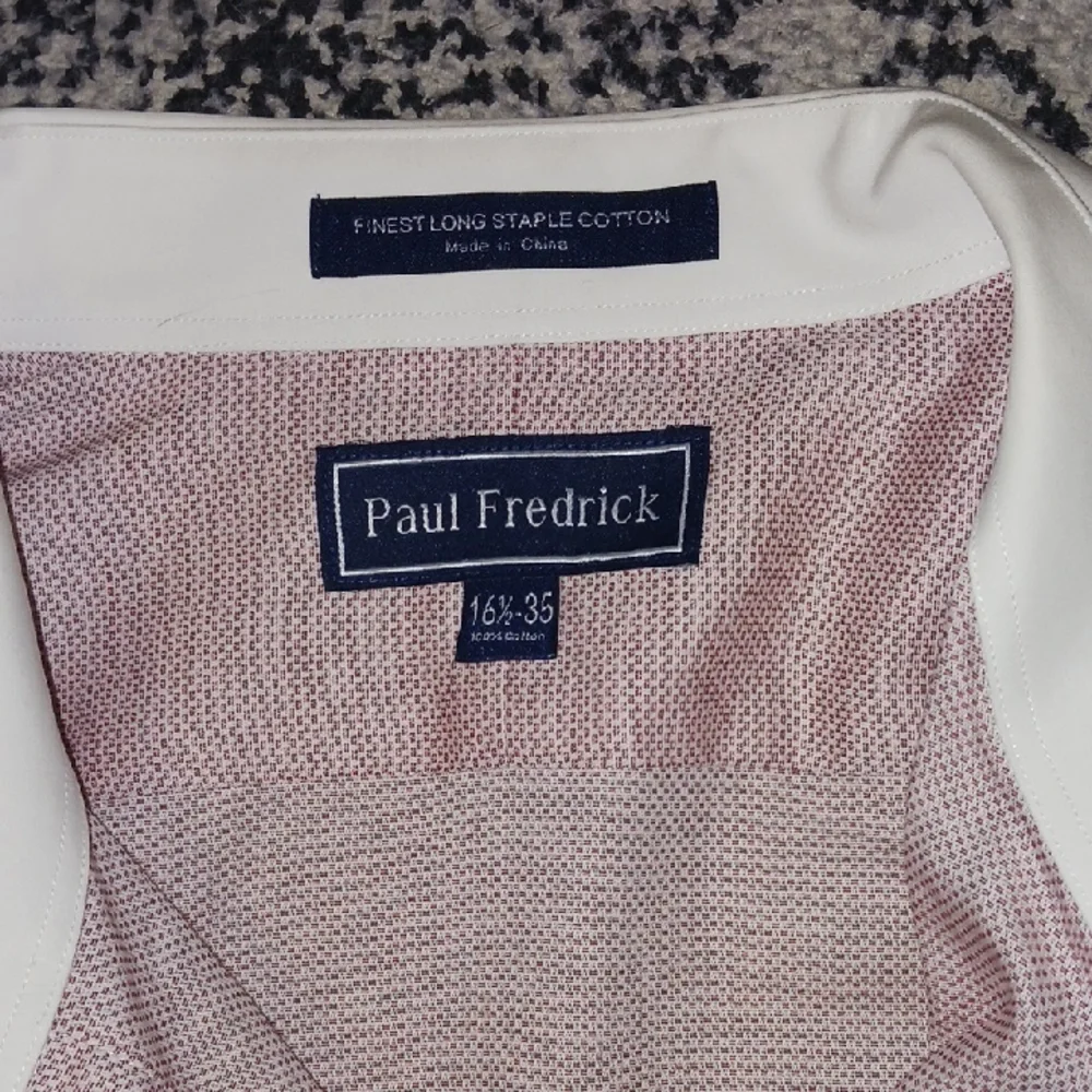 Paul Fredrick Men's Pink Dress Shirt - Picture 2 of 6